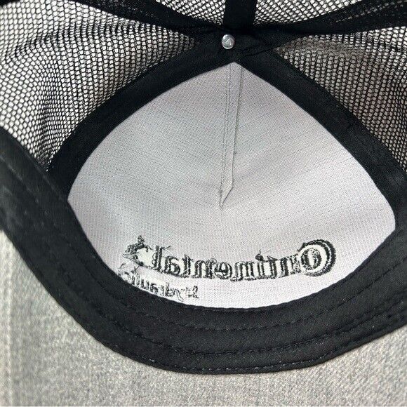 Continental Hydraulics Cap Gray Black Mesh Snapback Hat Unisex NWOT - Picture 6 of 7
